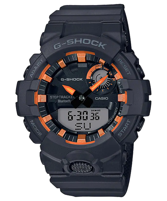 CASIO G-SHOCK Chronograph Black Dial Quartz Men's Watch #GBA-800SF-1ADR