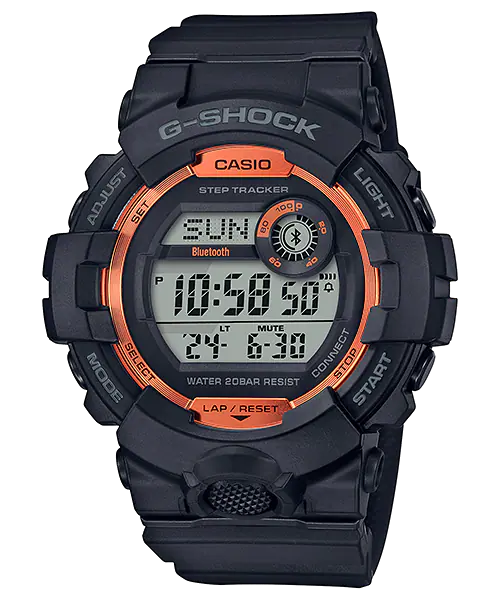 CASIO G-SHOCK Men's Black Dial Risen Band Digital Watch #GBD-800SF-1ER