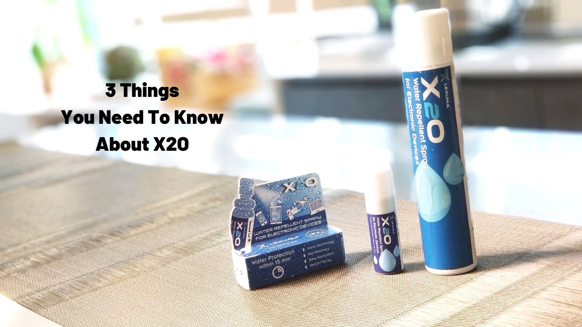 three things you need to know about lexuma x2o water repellent spray for electronic devices and machines 防水噴霧