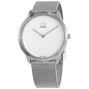 NEW Calvin Klein Minimal PVD Men Watches - Silver K3M2112Y