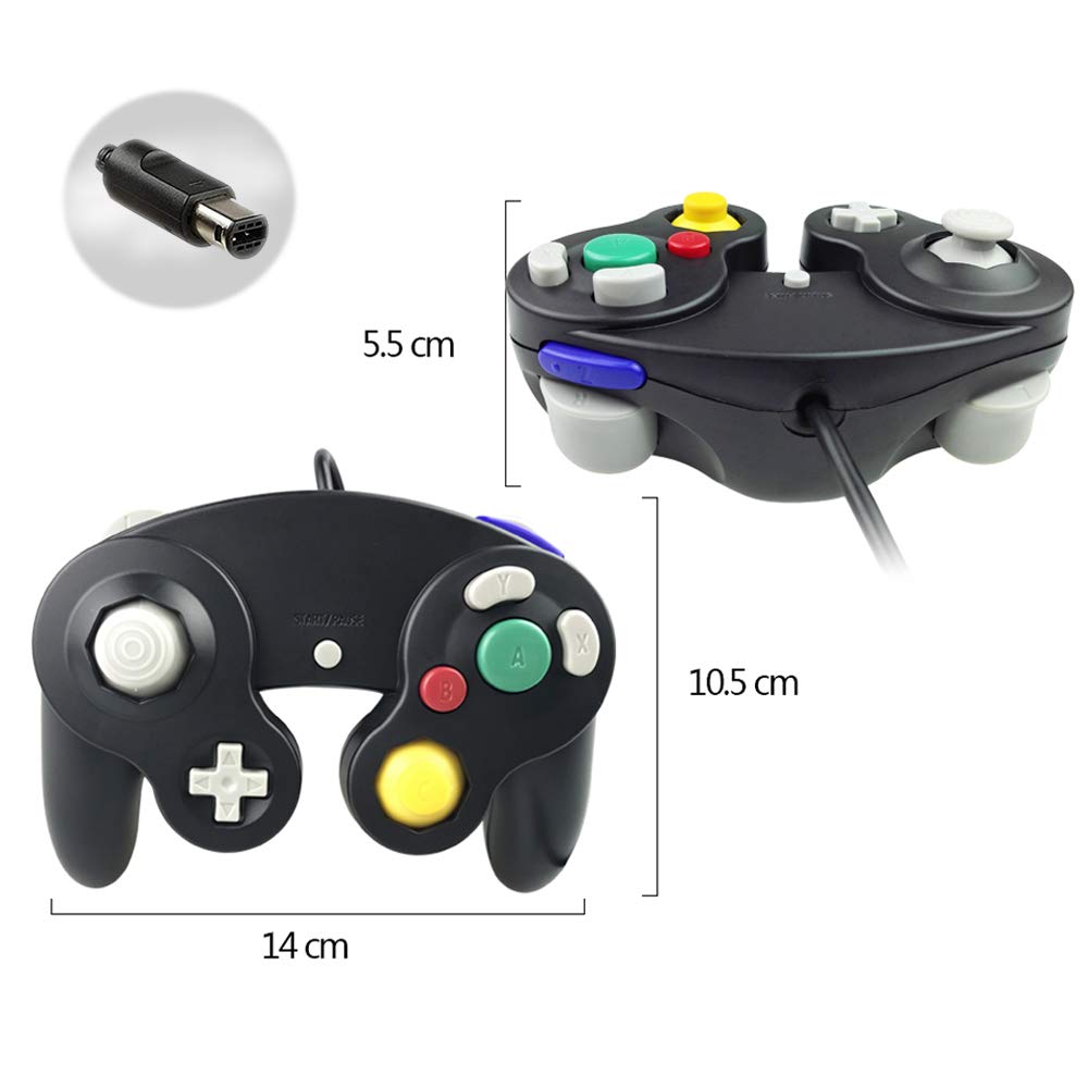 GameCube Controller for Nintendo Wii and GameCube [2 Packs] - GadgetiCloud