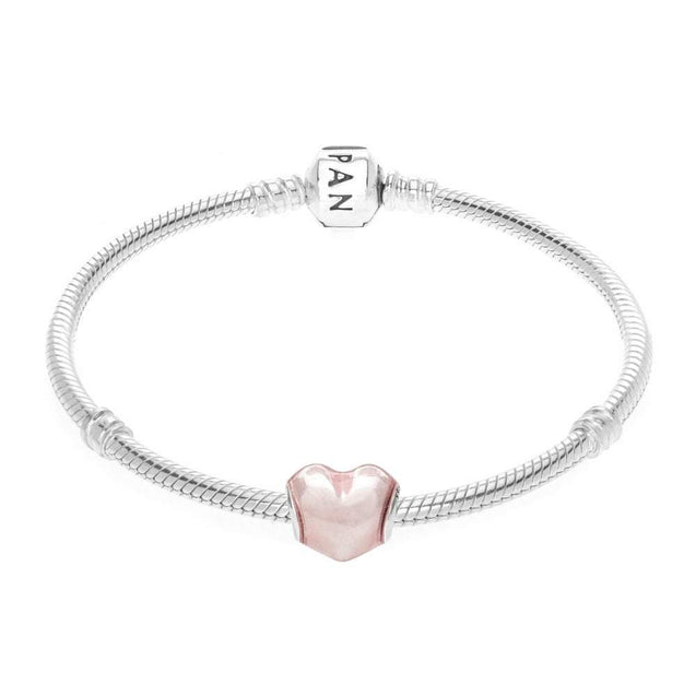 Pandora Glittering Heart Charm #791886EN113
