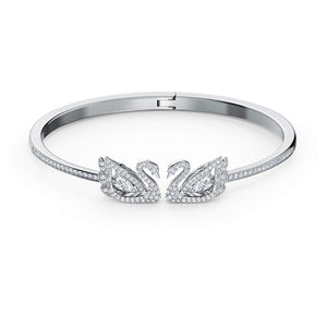 SWAROVSKI Dancing Swan bangle - White #5534850