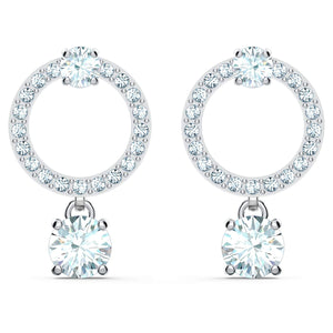 SWAROVSKI Attract Circular Earrings - White #5563278