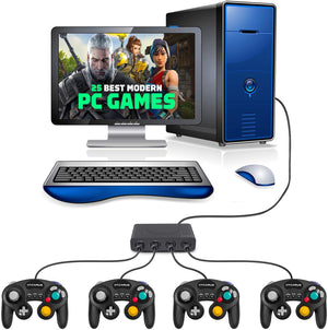 GameCube Controller for Nintendo Wii and GameCube [2 Packs] - GadgetiCloud
