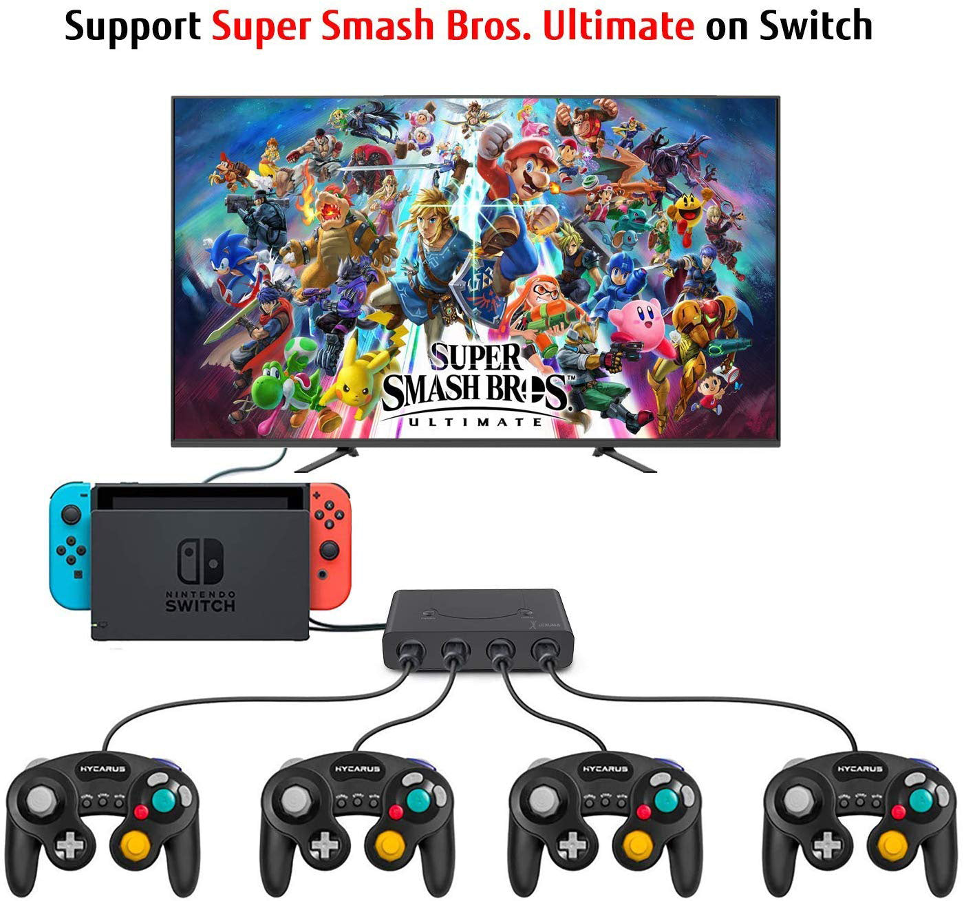 GameCube Controller for Nintendo Wii and GameCube [2 Packs] - GadgetiCloud